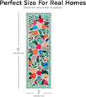 Hallway Runner Rug Washable 2 x6  Non Slip Kitchen Rug With Rubber Backing Soft