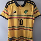 Bob Marley Jamaica Adidas 2026 Home Soccer Jersey Men   s M Reggae Boyz Nwot