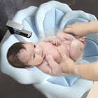 Baby Bath Pad For Infant Bathtub Sink Flower Mat Tub Little Lotus - Petal Sof   