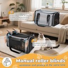 25 Lbs Lightproof Soft Sided Large Cat Carrier Small Dog Pet Airline Approved