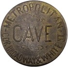  1850 s  New York City Ny 566b Metropolitan Cave Merchant Token
