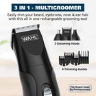 Rechargeable All-in-one Beard   Mustache Trimmer For Men - Black 05644