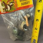 Vintage Magic Trick Toy Antique Sealed Hong Kong Drummer Monkey Circus Squeeze