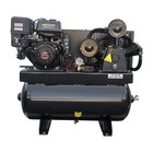 13hp Gas Driven Piston Air Compressor 3 Cylinder 30 Gallon 420cc 125psi 35cfm