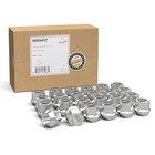 24 Pcs 12x1 5 Thread Open End Bulge Acorn 21mm M12x1 5 Chrome 3 4  Hex Open
