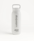 New Atp Tour Waterdrop 34 Oz    1 Litre White Stainless Steel Double Wall Bottle