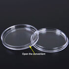 10pcs Clear Round Plastic Coinn Capsule Container Storage Box Holder Case 40mm