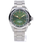 Seiko Sarb017 Alpinist Mechanical Automatic Watches Silver   Green