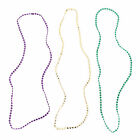 Bulk Parade Mardi Gras Bead Necklaces - 144 Pc  - Jewelry - 144 Pieces