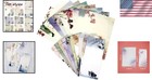 Vintage Stationery Paper And Envelopes Set  60 Pieces With Classic Designs