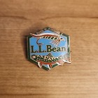 Rare Vintage 1996 Ll Bean School Of Fly Fishing Hat Lapel Pin Trout Fish Logo