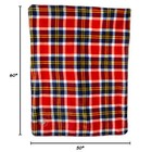 Yippy Waterproof Pet Blanket And Furniture Protector Red Plaid  50x60 