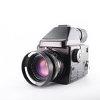  exc 5 W  Hood   Strap  Mamiya 645 E Film Camera Sekor C 80mm F2 8 N From Japan