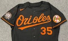 Baltimore Orioles  Adley Rutschman 2022 Black Alternate Jersey W 30 Camden Yard