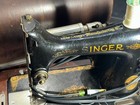 Antique 1920s Electric Singer Sewing Machine Aa Wood Case Original Motor