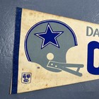 Vintage Dallas Cowboys Nfl Football Pennant 29  1970 s 1980 s Double Bar