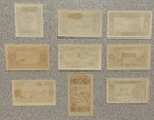 Lebanon France Liban 1927 Scott  72- 80 Postage Stamps Complete Set Mh mlh  e106