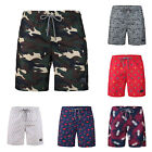 Men Swim Trunks Swimming Shorts Beach Board Swimwear Suit With Mesh Lining