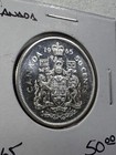 1965 Canada 50 Cents Proof Like Silver Coin
