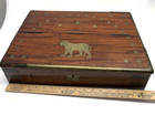 Vintage Rare 1850 Wood Case For Card Game  faro  By George W  Williams