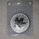 2015 Canada  5 1oz 9999 Silver Maple Leaf  E mc2 Privy Reverse Proof Coin