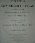 1877 Mitchell s Atlas Map   Kentucky - Tennessee   Old   Authentic  004