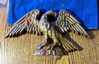 Muncie Indiana Eagles Lodge 231 Foe Cast Iron Eagle  What A Unique Find  12    X7   