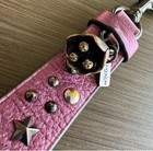 2017 Coach Studded Tea Rose Loop Bag Charm