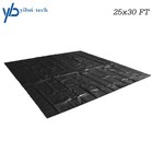 25 X 30 Ft Black Uv Resistant Waterproof Hdpe Fish Pond Liners For Water Garden