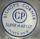 Cheswold Delaware Advertising Ashtray Bishops Corner Dover Cp Supermarket 1950