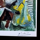 Pablo Picasso   Signed Superb 1963 Lithograph   The Breakfast   List  595