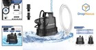 Versatile 200gph Submersible Fountain Pump With 7ft Cord For Fish Tanks   Ponds