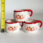 3 Vintage Holt Howard Cloud Santa Mini Mugs Mcm Japan Cloudy 1 5    X 2    Rare