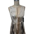 Aidan Mattox Metallic Jacquard Ball Gown   Gold Silver Multi   Size 4   Nwt