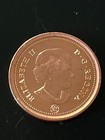 2012 1 Cent Canada Qe Ii Zinc Nice Uncirculated Canadian Penny Non Magnetic Bu