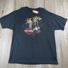 Harley-davidson T-shirt Men s 2xl Y2k Nwt Jester Flames New Orleans Louisiana
