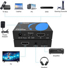 4k 60hz 18g Hdmi 2 0 Audio Converter Extractor - Spdif   3 5mm Output - Hdcp 2 2