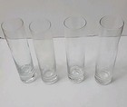 Lot Of 4 Propagation Station Vials Clear Glass Cylinder Glass Vase-1 5 x 7  Tall