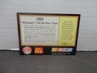 Dale Earnhardt Sr   Mark M Autographed Race Card  30 Of 30  1991 Maxx Mcdonald s