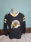 Hamilton Tiger-cats Cfl Canadian Football Black   Gold Sweater Size Medium M