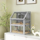 3 Tiers Wooden Hamster Cage W  Detachable Bottom  24  X 16  X 29 5 