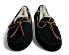 New Women Ugg Dakota Black  Suede Moccasin Slipper Size 5 Style 5612