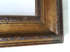 Ornate Vtg Wood Frame no Glass