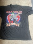 Iron Maiden Tour T-shirt New York 1991 Size Xl No Prayer On The Road Rare Dates