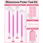 Rhinestone Picker Tool Kit  8 Dual-ended Rhinestone Applicator Dotting Pens     