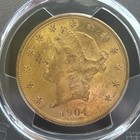 Sasa 1904  20 Gold Liberty Head Double Eagle Pcgs Ms61pl Proof-like