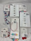 Claire s Lot Jewelry Bracelet Necklace Heart Love Earrings Bow Heart Hair Clips