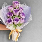 Crochet Rose Bouquet Gift For Her   Handmade Forever Flower Roses For Girlfriend