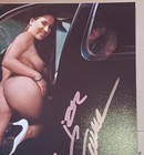 Lizz Tayler Porn Adult Film Star Signed Autographed 8x10 Photo With Kiss