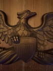 Vintage 27  Metal American Eagle Wall Plaque Decor Patriotic Art Made In Usa
